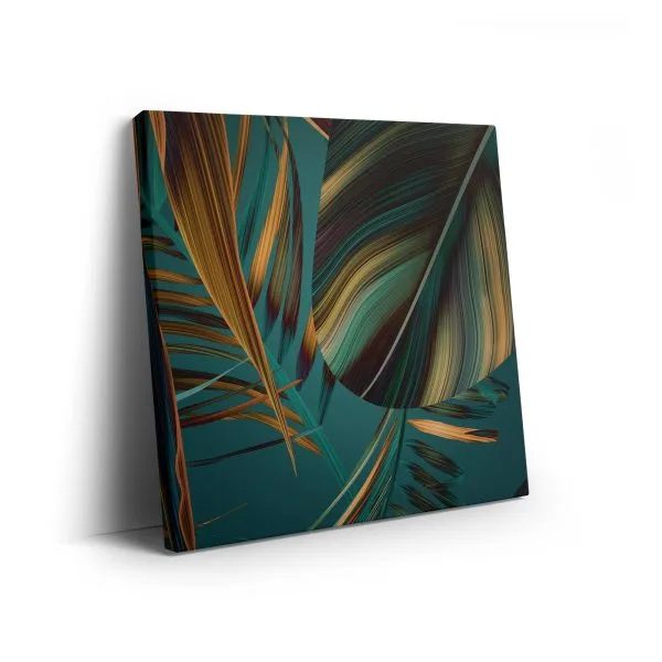 Tropical green flowers