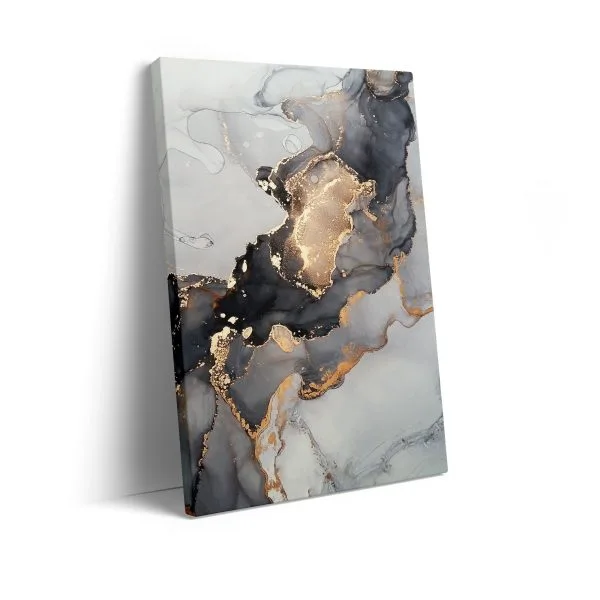 abstract gold marbel