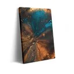 Blue brown bubbles