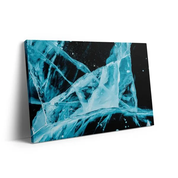 Abstract blue color splashed