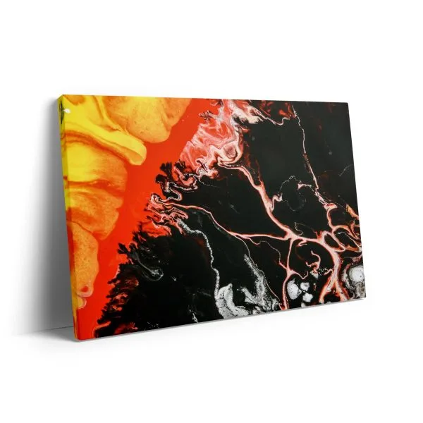 Black and orange ink colors
