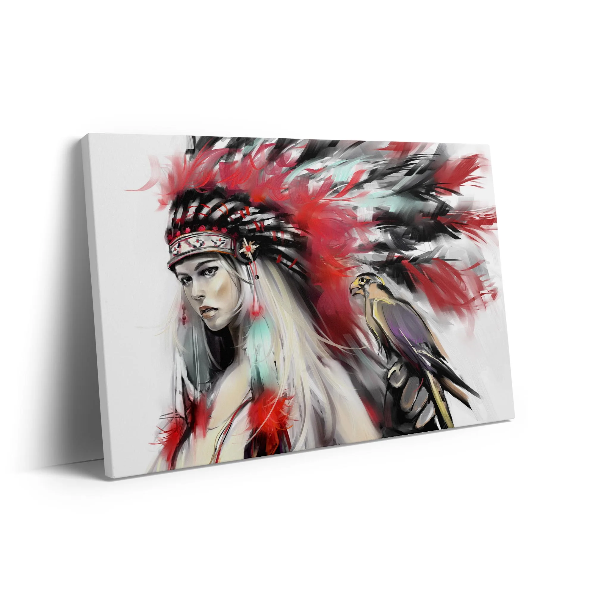 Red indian girl