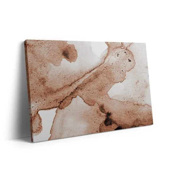 Coffee stain splashed
