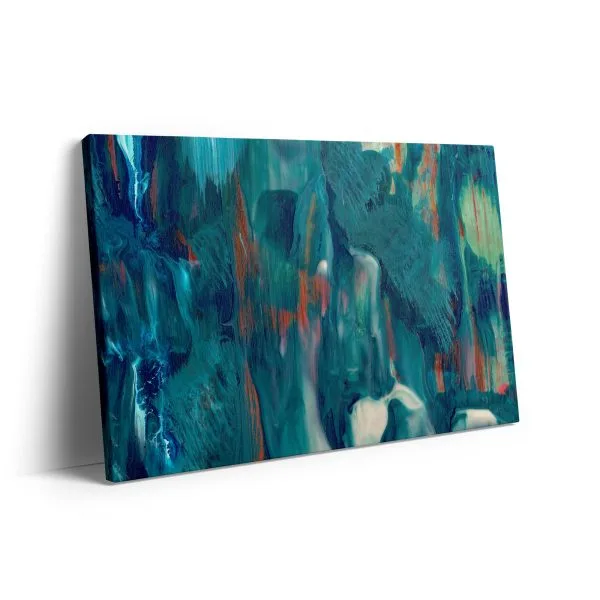 Splashed blue color