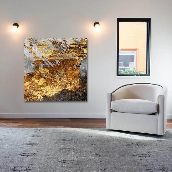 Gold luxury abstract