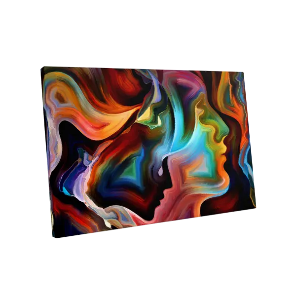 Abstract hidden faces